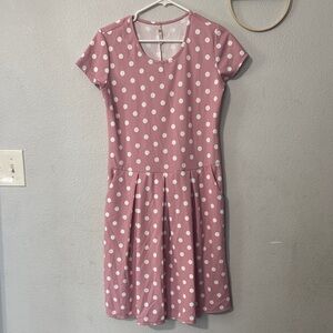 Polka Dot Pink Dress